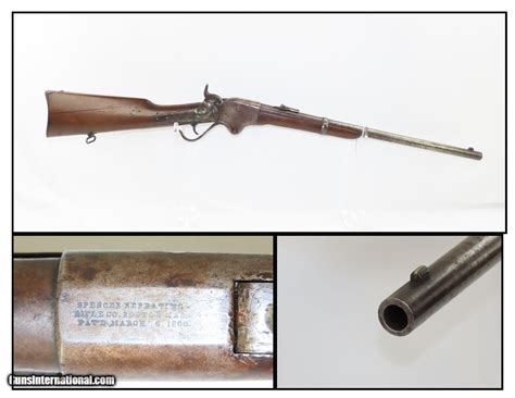 Battleworn CIVIL WAR Antique SPENCER REPEATING RIFLE Cavalry CARBINE Early Repeater Famous ...