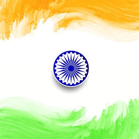 Premium Vector | Happy republic day indian flag design background