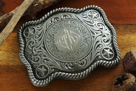 Engraved Custom Belt Buckle, Personalized Groomsmen Cowboy Belt Buckle