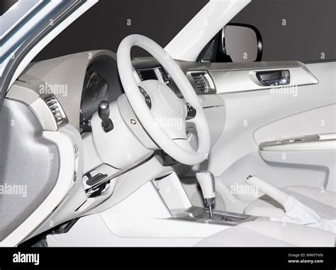 White Car Interior