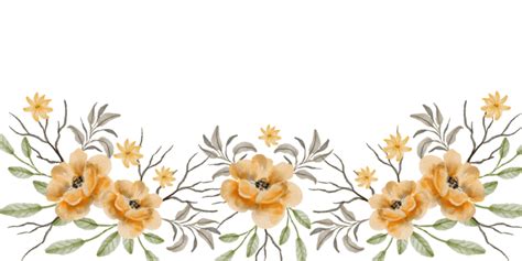 Floral Border PNGs for Free Download