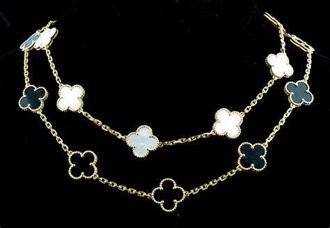 Van Cleef & Arpels Alhambra necklace | Selling jewelry, Jewelry blog, Onyx necklace