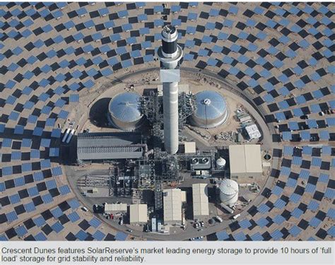 Tonopah NV solar plant generates power at night