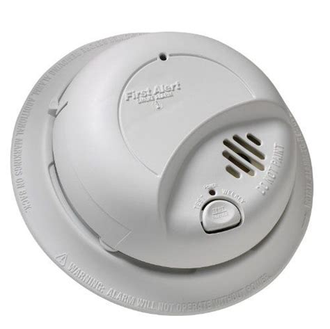 First Alert BRK 9120B Hardwired Smoke Alarm with Battery Backup, Single ...