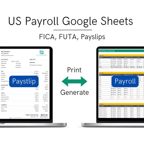 Payroll Template Google Sheets With Pay Stub 2024 Weekly Time Sheet ...