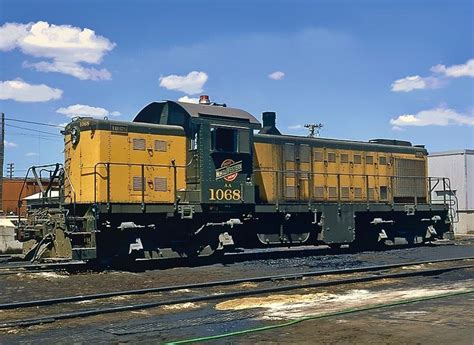 Chicago & North Western Railroad, Alco RS-1 diesel-electric Locomotive in Butler, Wisconsin, USA ...