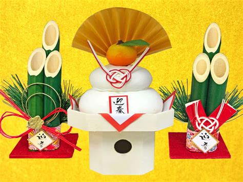 Kagami mochi y kadomatsu, adornos típicos del año nuevo japonés🎍 | 鏡餅, お正月, 謹賀新年