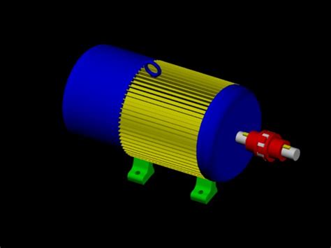 3D elektrik motoru Projesi