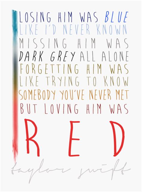 Red Taylor Swift Lyrics
