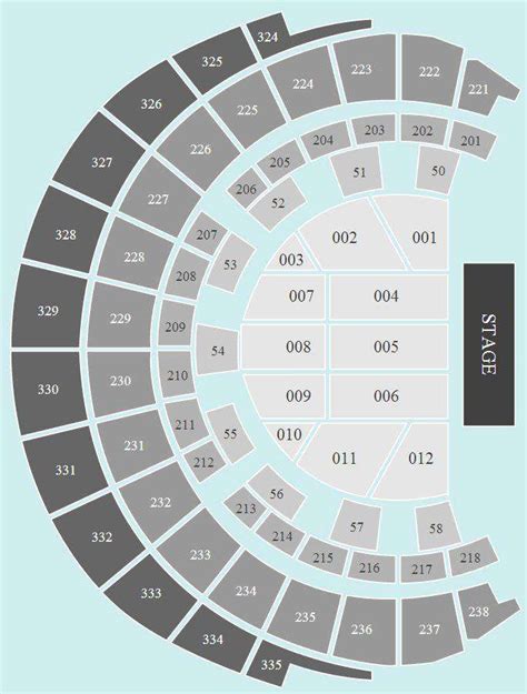 Seated Seating Plan - OVO Hydro