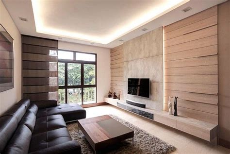 Classy modern condominium living area design by Idees Interior Design | Condominium interior ...