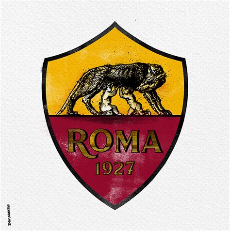 Retrofuturistic Reimagined Badge Roma on Behance