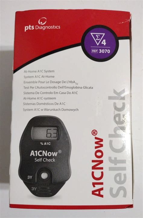 A1CNow At-Home A1C Self Check Meter w/ 4 Test Kits for Diabetic Test Use 9/2023 381933070019 | eBay