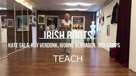 Irish Boots, Line dance teach - YouTube