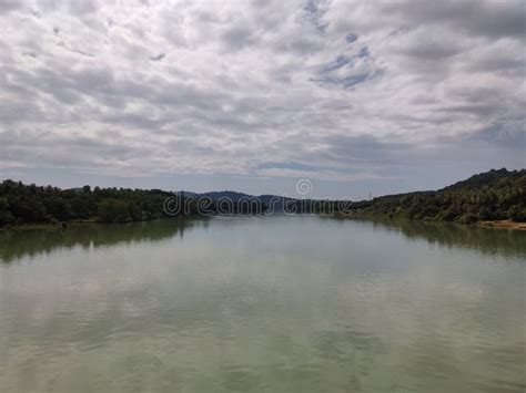 View of Sharavati River Captured from Bridge Stock Photo - Image of ...