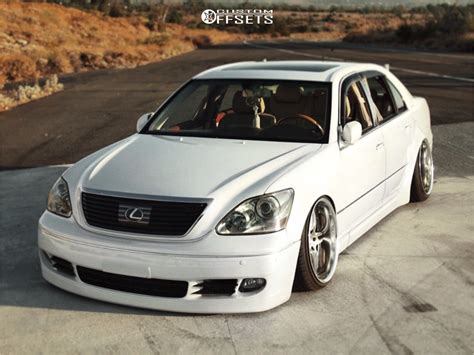 Wheel Offset 2005 Lexus LS430 Tucked Air Suspension | Custom Offsets