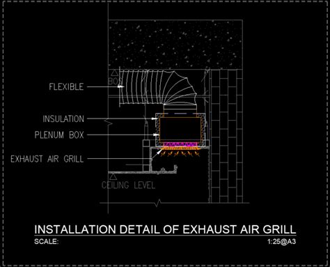 TYPICAL DETAIL OF EXHAUST AIR GRILL - Mepengineerings