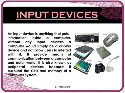 presentation computer input devices