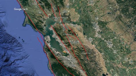 MAP: Significant San Francisco Bay Area fault lines and strong earthquakes - ABC7 San Francisco