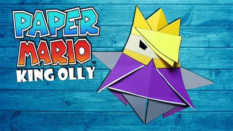 King Olly basteln aus Paper Mario - make olly from paper mario the origami king DIY craft [4K ...