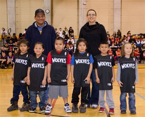 The Southern Ute Drum | Teams represent during SunUte Community Center’s youth basketball league