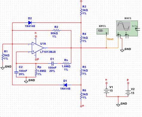 Multisim – Designing a 1Hz Sine Wave Oscillator – Valuable Tech Notes