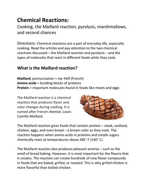 What is the Maillard reaction?