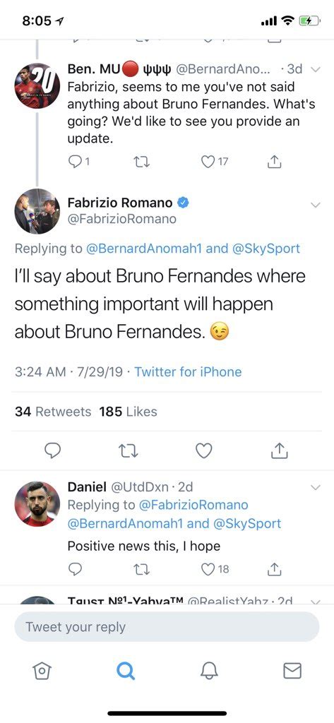 Fabrizio Romano on Twitter: "I never spoke about Bruno to United, sorry. It’s not my fault if ...