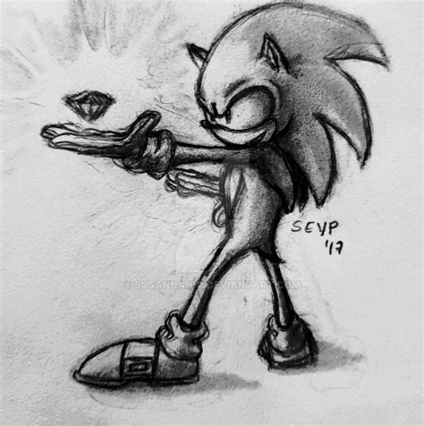 Sonic and his Chaos Emerald by Susannah-P on DeviantArt