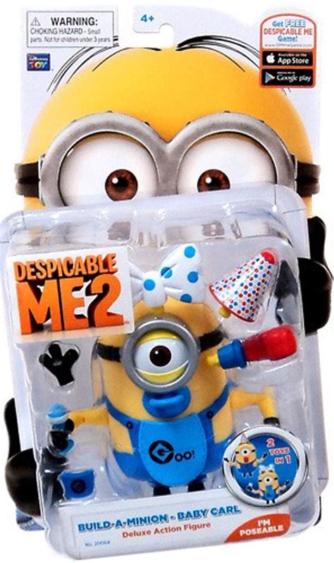 Despicable Me 2 Build-A-Minion Baby Carl 4 Action Figure Think Way - ToyWiz