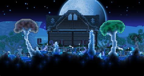 Terraria Mushroom House : Most people who build mushroom houses build inside the bulb. - Qualea ...