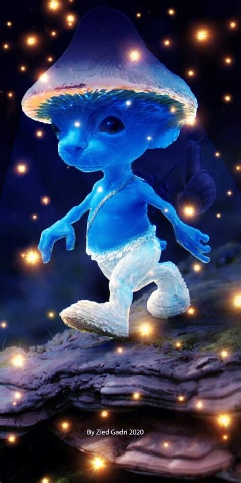 Blue Smurf Cat Wallpaper - EnJpg