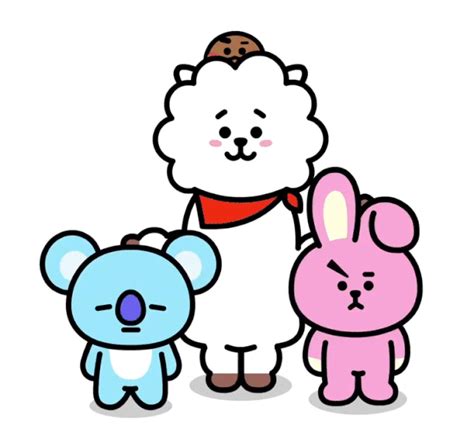 Bt21 Characters Gif Hi