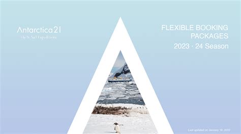 Antarctic Brochure & Promotions for the 2023-24 Season