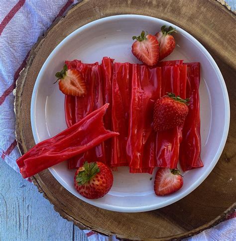 Strawberry Fruit Leather - Bobalu Berries