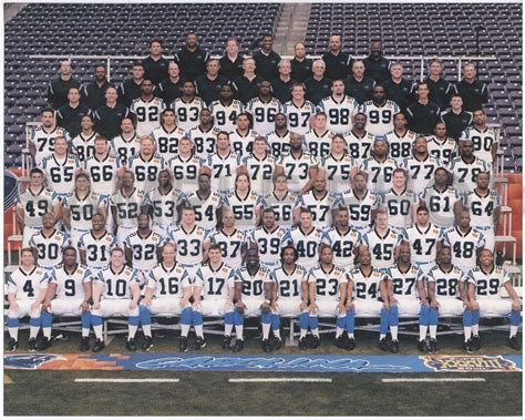 2003 Carolina Panthers Nfc Champions Super Bowl 38 8X10 Team Photo ...