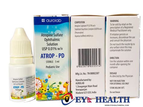 ATROP - PD Eye Drop - Eye Health Nepal