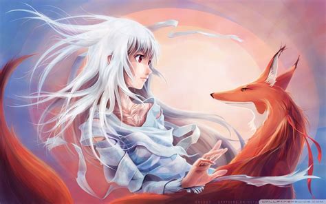 Snow Fox Girl Wallpapers - Wallpaper Cave