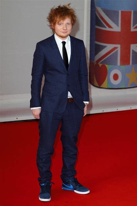 Ed Sheeran | Red carpet BRIT Awards 2012 | hellomagazine.com Well Dressed Men, Celebs ...