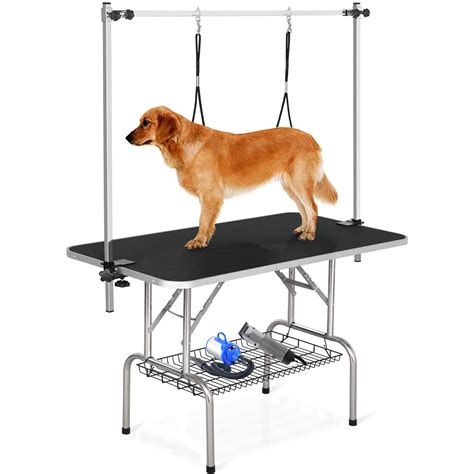 Buy Pet Grooming Table for Large Dogs Adjustable Professional - Portable Trimming Drying Table w ...