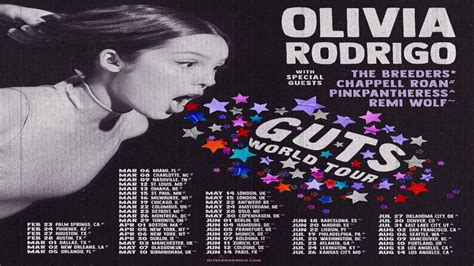 Olivia Rodrigo Concert Schedule 2024 - Tony Aigneis