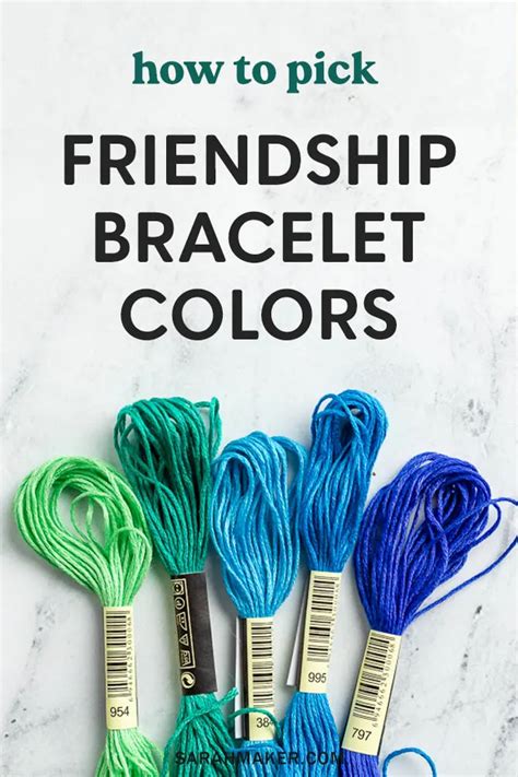 Friendship Bracelet Color Ideas and Combinations - Sarah Maker