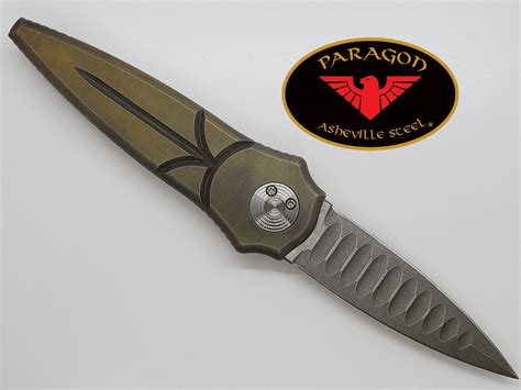 Paragon Warlock Folding Knife Sorcerer Supreme Titanium Bronze - NATIVE KNIFE