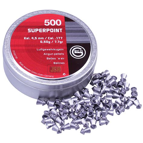 RWS GECO Superpoint POINTED .177 Air Rifle Gun Pellets 500 ...