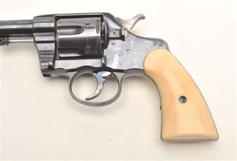 Colt Model 1892 DA 38 Long Colt revolver factory or period inscribed, "Thomas J Stewart, ADJ Gener