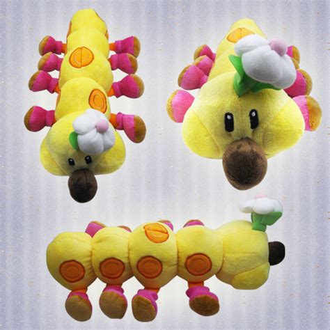 Super Mario Bros 40cm Lenght Wiggler Plush Toy | eBay