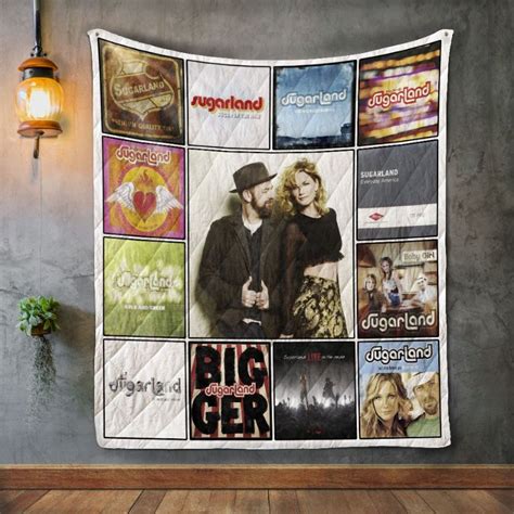 Sugarland Album Covers Quilt Blanket - Teeruto