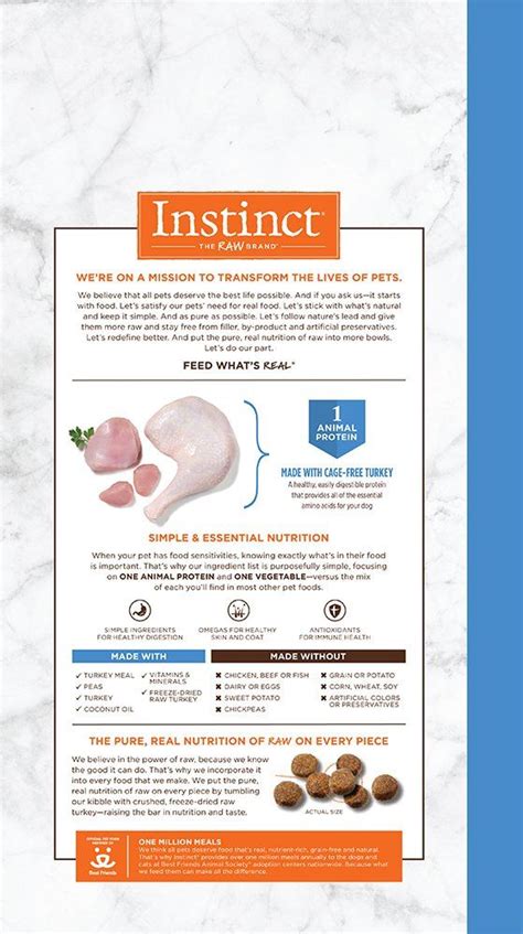 Instinct Limited Ingredient Dog Food, Limited Ingredient Diet Natural ...