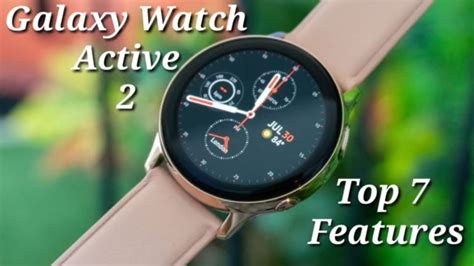 Samsung Galaxy Watch Active 2 Top 7 Features - YouTube