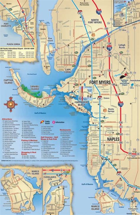 Map Of Fort Myers Florida Area - Printable Maps